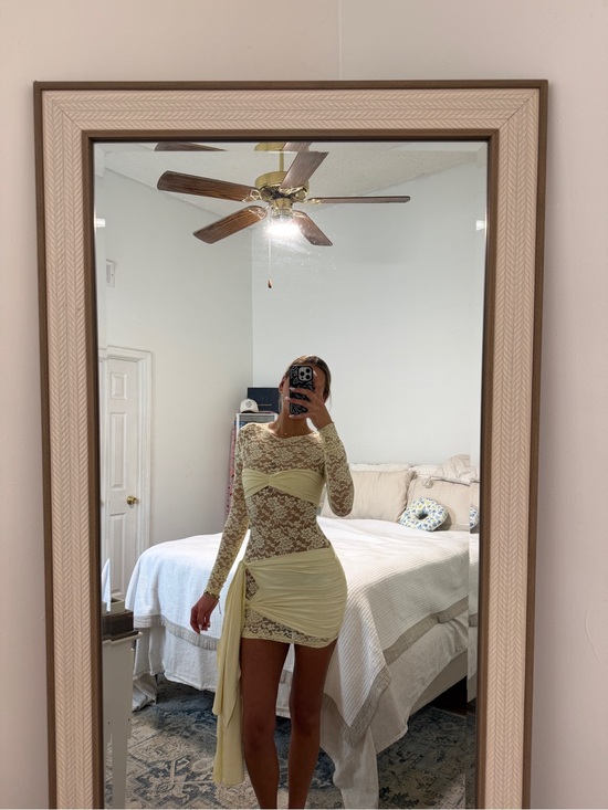Lioness Dresses & Skirts - Lioness Midnight Mini Dress in Butter XS